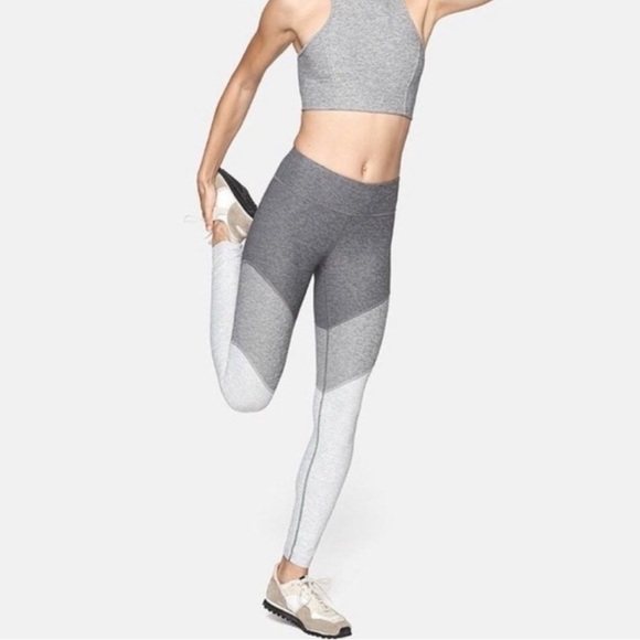 Outdoor Voices 7/8 Tri Color Leggings Gray Small - Picture 4 of 7